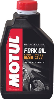 MOTUL FACTORY LINE FORK OIL 5W 1L 12/CASE 114437