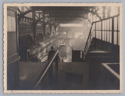 Hamburg 1932 - Central Station Platform - Old Photo 1930s