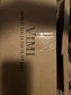 VIMI Impulse Heat Sealer Machine Manual 12 In for Sealing Plastic PE PP Bags