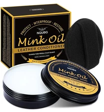 Mink Oil for Leather Boots, Boot Care Kit, Shoe Kit for...