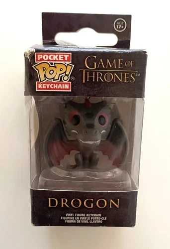 New Funko Pocket POP! Game Of Thrones: Drogon Keychain