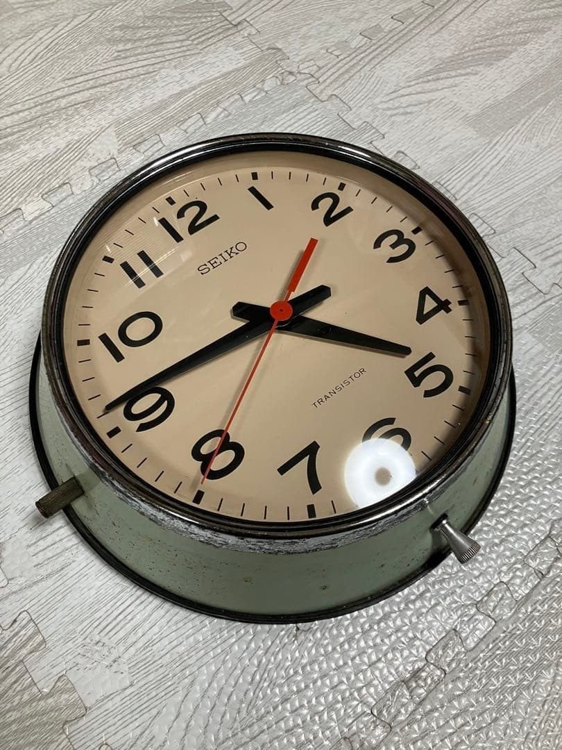 Seiko TTF-531 Transistor Wall Clock Vintage Bus Clock Marine