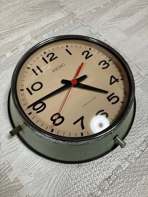 Seiko TTF-531 Transistor Wall Clock Vintage Bus Clock Marine