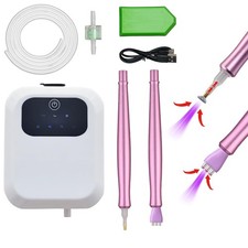 LGYAYARUN Electric Diamond Painting Pen No Wax Needed, set2 7pcs, white