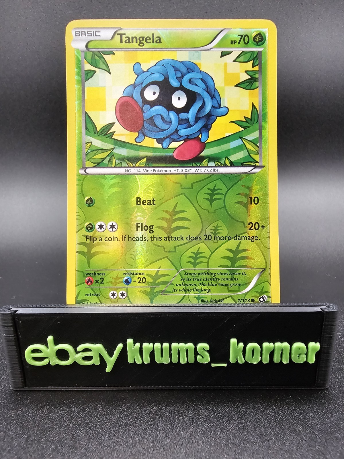 Tangela 1/113 Legendary Treasures Reverse Holo - NM