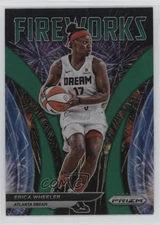 2022 Panini Prizm WNBA Fireworks Green Prizm Erica Wheeler #2