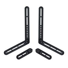 Soundbar Mount Sound Bar TV Bracket for Mounting Above or Under TV Fits 22lbs...
