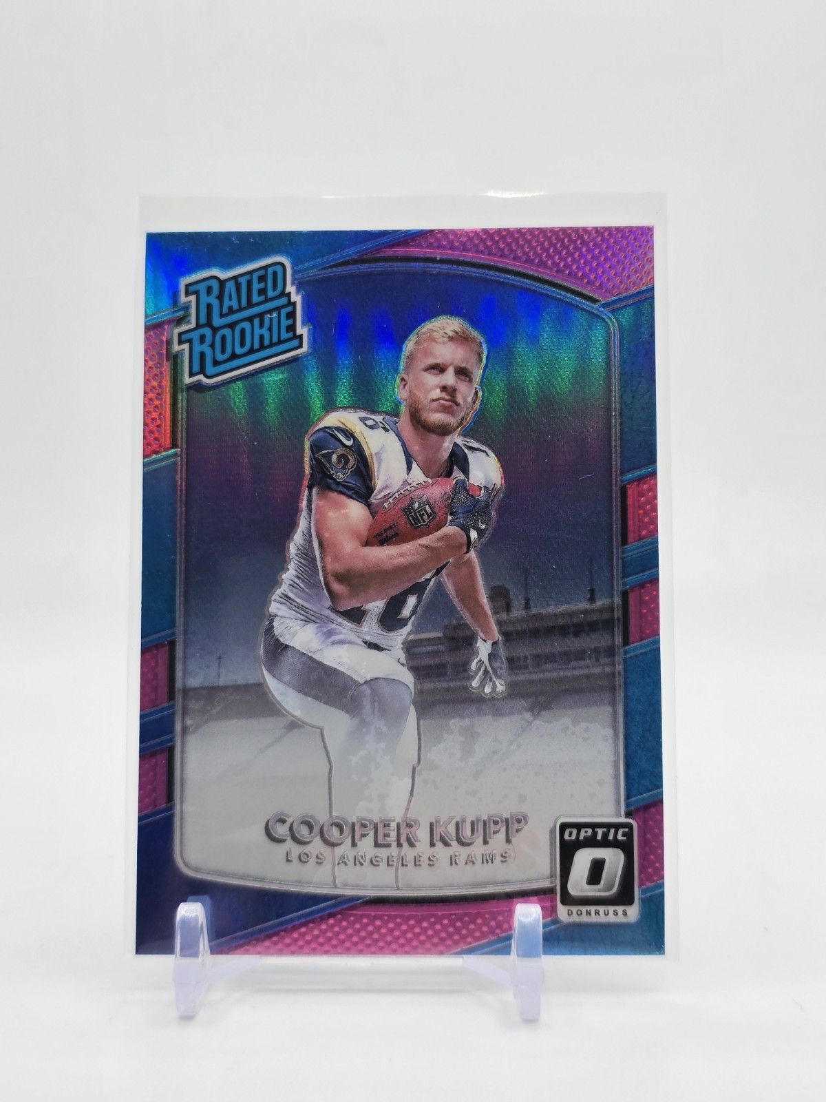 2017 Donruss Optic Cooper Kupp Rated Rookie Pink Prizm #179 Rookie Card Rams