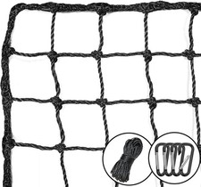 Baseball Softball Backstop Net Sports Net Barrier for Backyard Twisted Knotted