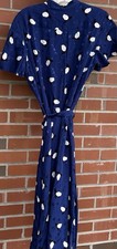 Lauren Ralph Lauren Pinched Tulips Floral Jacquard Midi Dress Sz 12