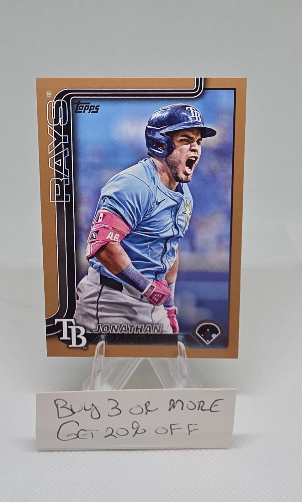 2025 Topps Series 2 - Jonathan Aranda #678 Gold /2025