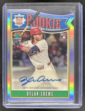 2025 Bowman Dylan Crews Chrome Rookie of the Year Favorites Auto RC #/150