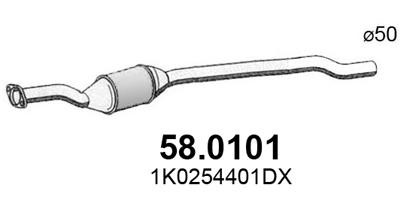 ASSO Katalysator Vorne für VW Touran AUDI A3 Golf V SKODA Octavia III Plus 