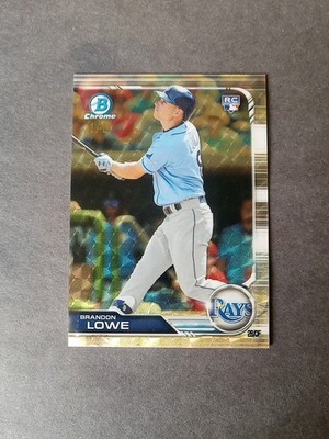 2019 Bowman Chrome Brandon Lowe Superfractor RC 1/1