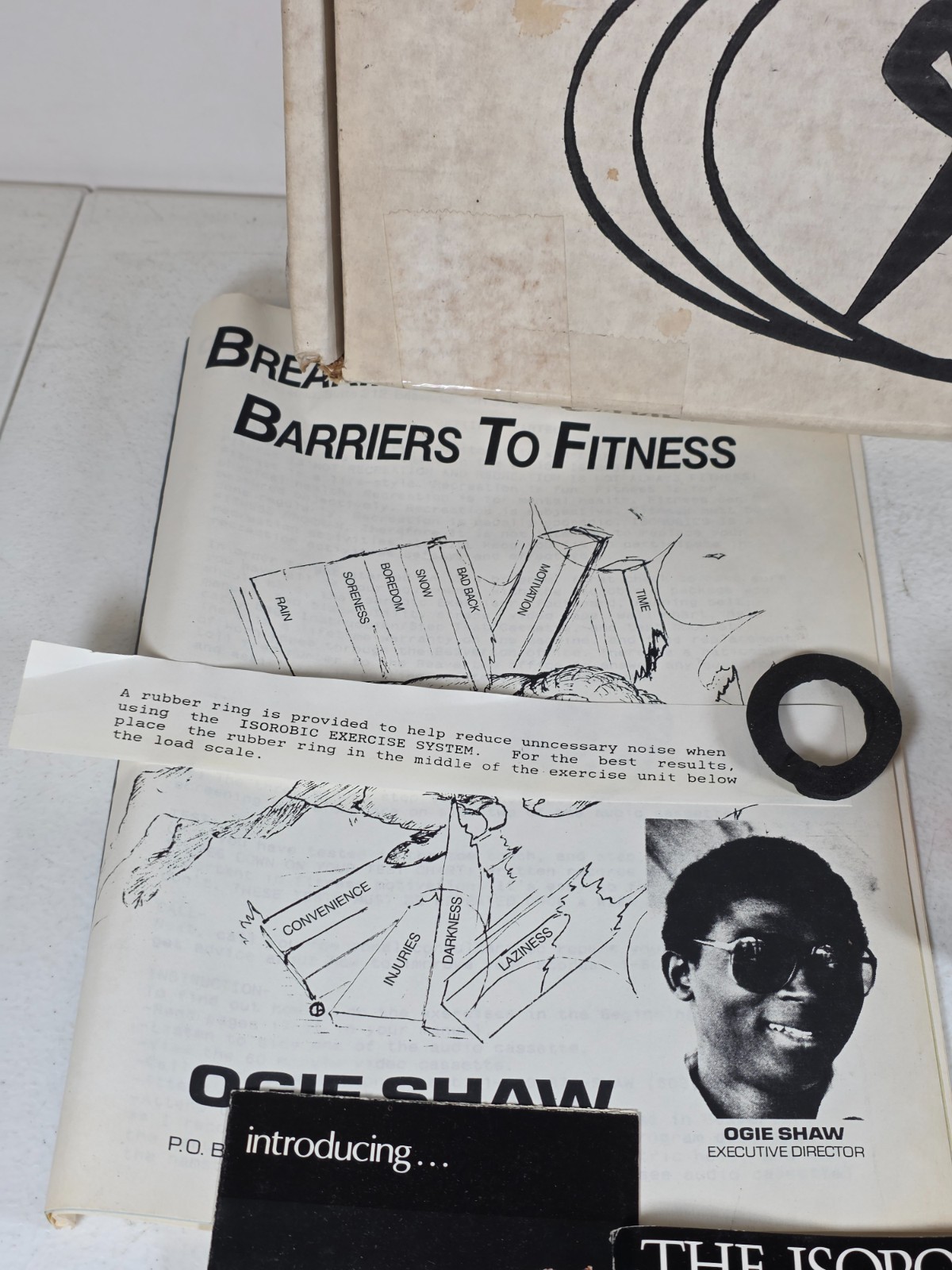 Vintage The Isorobic Exerciser With Instructions & Wall Poster - Complete