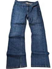 Duluth Trading Co Womens Denim Bootcut Jeans Size 6x31 Workwear Y2K