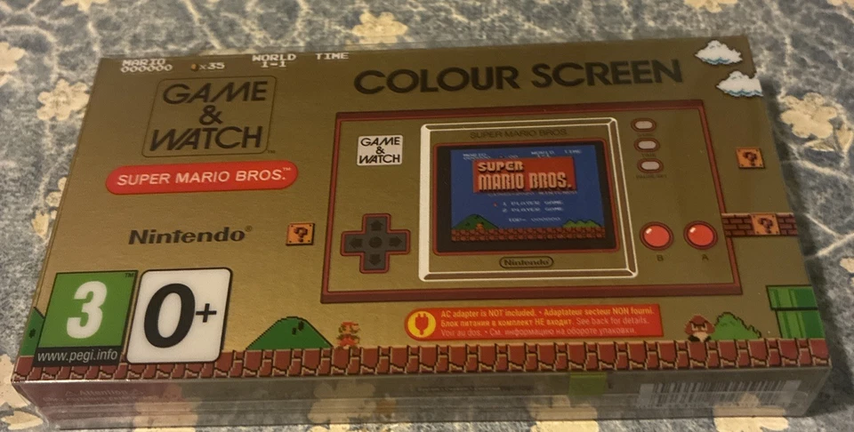 Nintendo Game & Watch: Super Mario Bros. Tragbare Konsole mit Farbdisplay - Bild 1 von 1