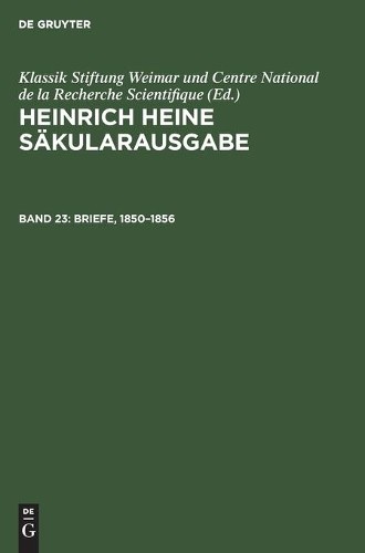Briefe, 1850-1856 (Hardback)