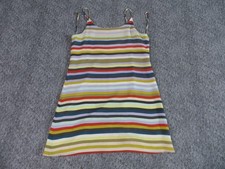 Alice and Olivia Rainbow Mini Dress Womens Medium Sleeveless Lined