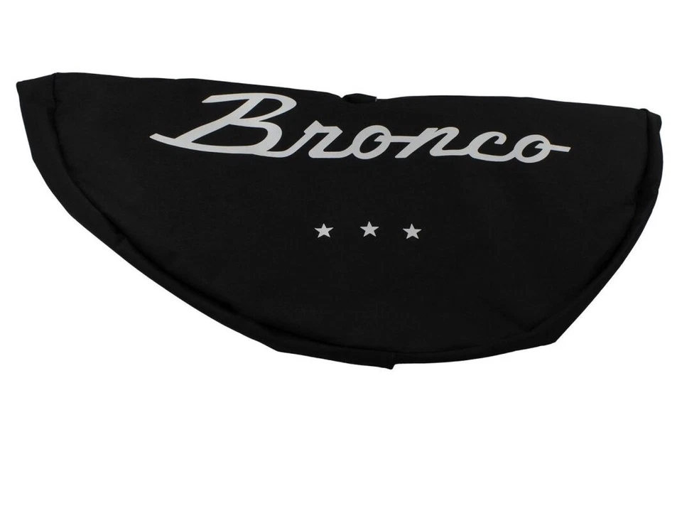 Ford Bronco Script Spare Tire Cover for 32 Inch Wheels, Heavy Duty Vinyl - Imagem 3 de 4