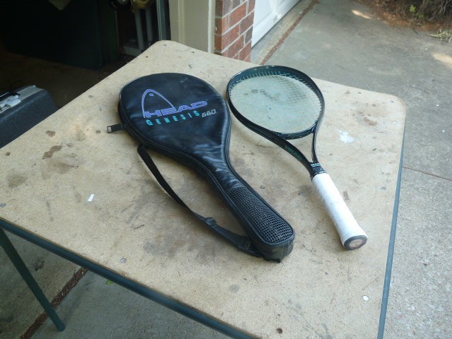 AUSTRIAN HEAD GENESIS 660 TENNIS RACQUET (4 3/8) W fULL cOVER