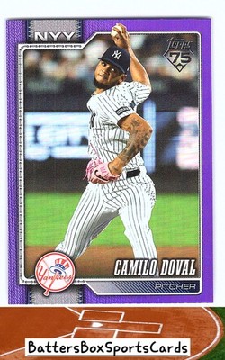 2026 Topps #75 Camilo Doval Purple Rainbow Foil #/250 | eBay