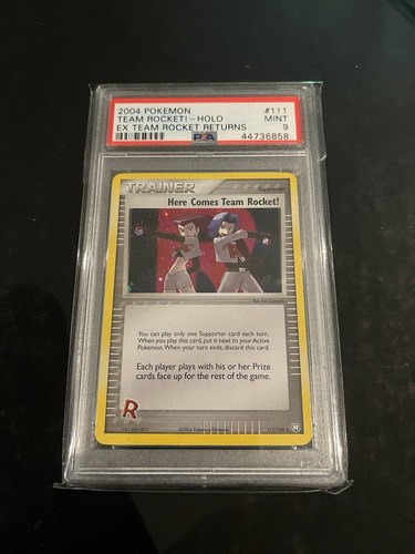 Here Comes Team Rocket! graded PSA 9 for sale on eBay