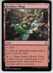 Rockface Village #259 Bloomburrow Uncommon Land