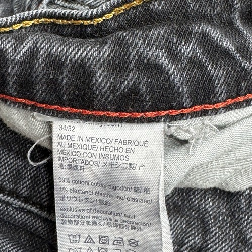 Tommy Hilfiger Slim Skinny Jeans Black Wash Herren 34x32 Tommy Flag Gürtelschlaufen - Bild 8 von 14