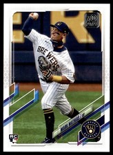 2021 Topps Mark Mathias Rookie Milwaukee Brewers #421