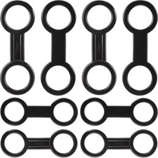 8 Pieces Scuba Diving Snorkel Keeper Silicone Snorkel Clip for Mask Strap Kee...