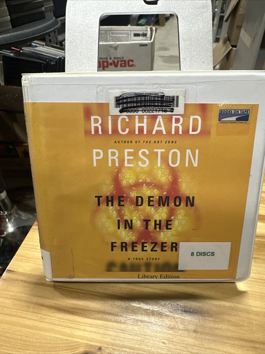 Audiobook CD, RICHARD PRESTON - THE DEMON IN THE FREEZER ABRIDGED
