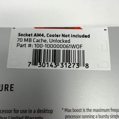 AMD Ryzen 9 5900X Desktop Processor (4.8GHz, 12 Cores, Socket AM4