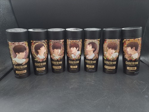 Lot of Seven (7) Empty BTS Cold Brew by Babinski Americano Bottles