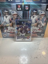 2025 Topps Chrome Jaxson Dart RC, Refractor, New York Giants Retro insert