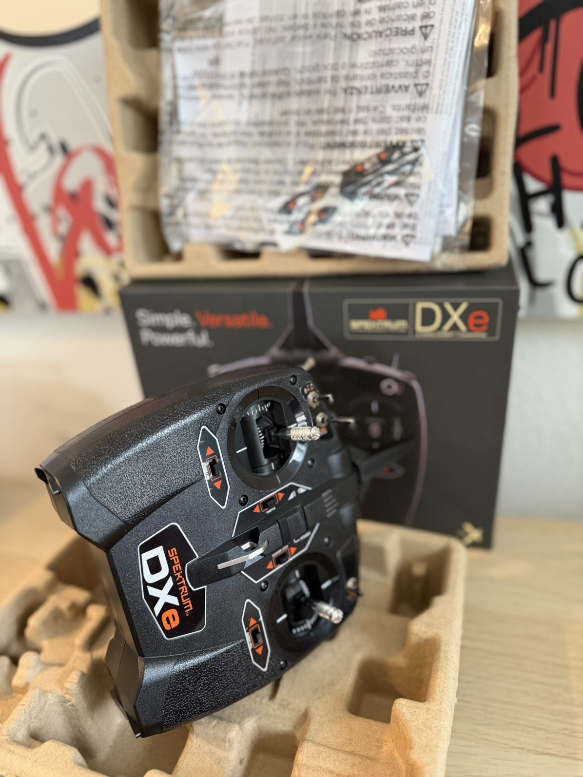 Spektrum DXe 2.4GHz DSMX RC Transmitter SPMR1000 6-Channel NEW