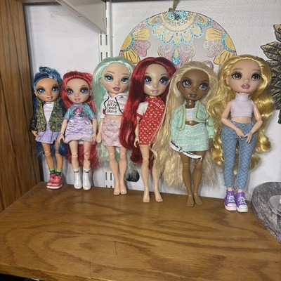 Rainbow High Lot Of 5 Shimmer Slime Dolls With Accessories Never Played With