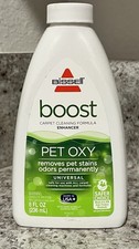 Bissell Boost Pet Oxy Carpet Cleaning Formula Enhancer 8 oz Stain Odor Remover