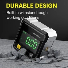 Digital Angle Finder with Electronic Laser,4-Side Magnetic Angle Gauge,Woodwork
