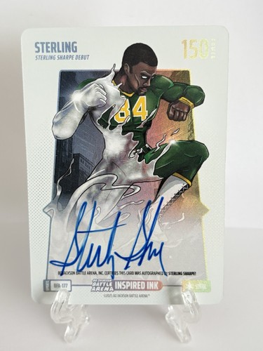 Bo Jackson Battle Arena #BFA-177 Sterling Steel Inspired Ink Auto Sharpe