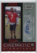 2016 Gala Cinematic Rookie Signatures Crimson /5 Jacoby Brissett Auto 05or