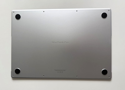Original Apple MacBook Pro 16'' M3 Max EMC 8408 A2991 BOTTOM CASE Silber