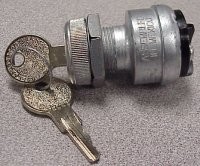 2-Position Ignition Switch- Off-On Only Keyed Alike- Code 556( Pack of 1)