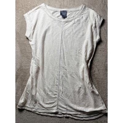 Lysse New York Womens Linen Blend Top Small Minimalist Quiet Luxury Sustainable
