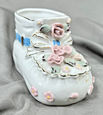 Vintage Napco Originals Baby Boot Bootie Planter Bone China Japan