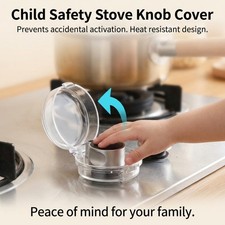 Gas Stove Knob Covers Oil and Dirt Resistant Protective Splash Guard for Kitchen