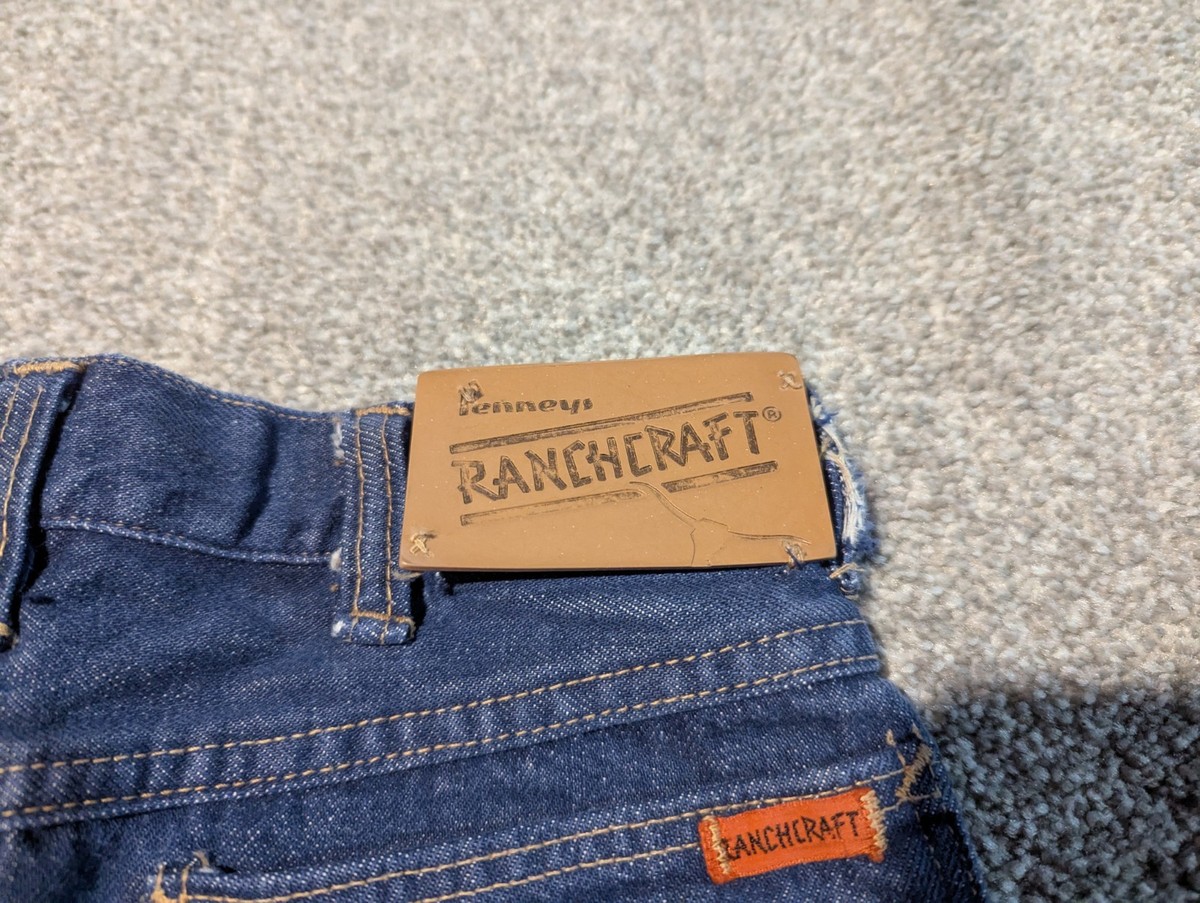 Vintage JC Penney Jeans Womens 25x29 Ranchcraft Selvedge 1960s