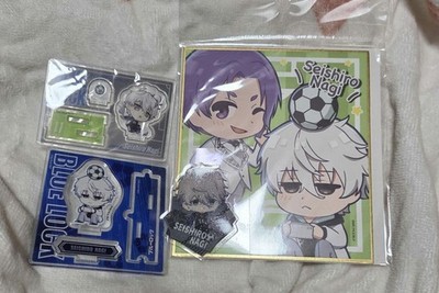Blue Lock Nagi Seijiro Acrylic Stand Set Stickers Cards Bundle Unused
