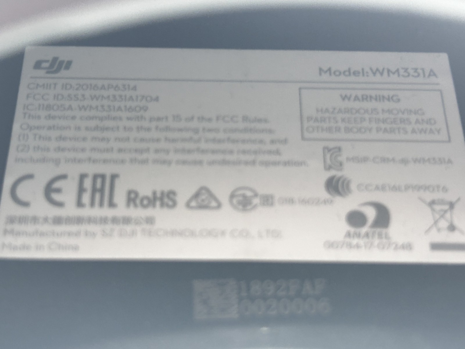 DJI Phantom 4 Pro 4K Drone + Camera Only Obsidian Black WM331A – Used