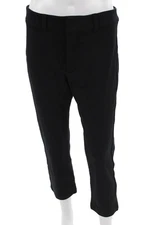 Ella Moss Women Black Ankle Cropped Dress Pants Viscose Blend Size S